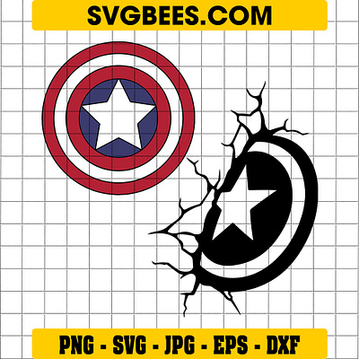 Captain America Shield SVG captain america shield svg svgbees