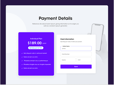 Payment Form design branding design graphic design mockup payment website