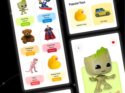 All toy lovers, looking for a website or mobile app! app branding children design game graphic design illustration kids logo onlinestore play toy ui ux vector web