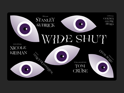 Eyes wide shut, content special design graphic design illustration ui vector web website