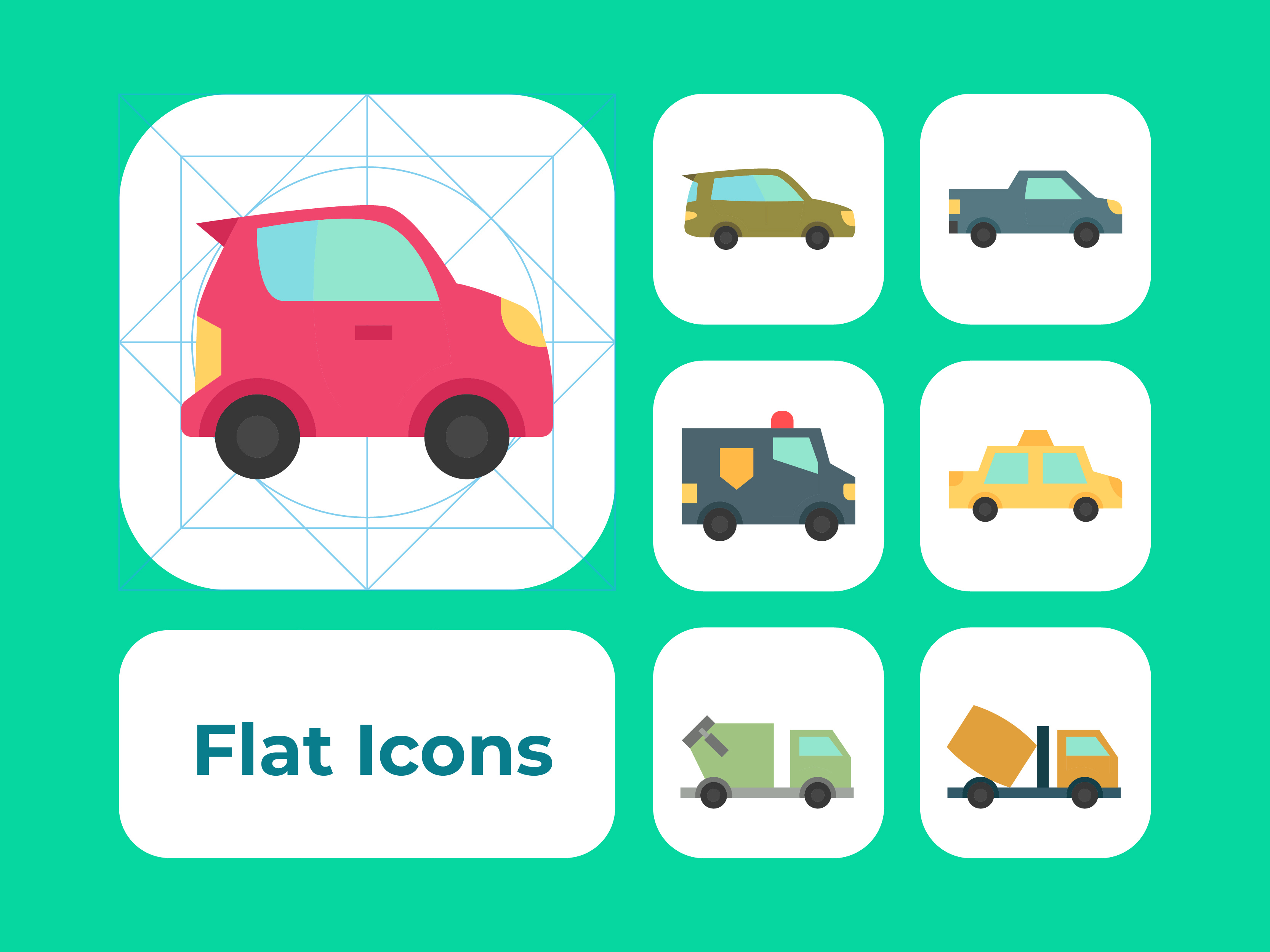 Example of Flat Icon Design