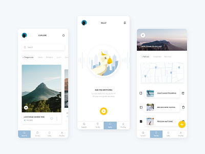 App Design: Sally design illustration ui ux vector