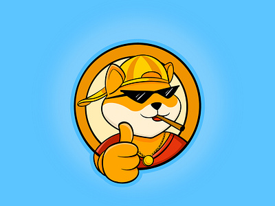 Gang Dog Boy 😎 branding cigarette dog dogcigarette doge dogecoin doglogo dogmascot dogsmoking dogsmokingcigarette funny logo funnydog funnymascot gangdog ganglogo logo mascot mascotlogo shiba