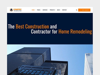 Constry - Construction WordPress Theme architect architecture architecture design builder building building company business construction construction building construction company construction theme constructor contractor elementor engineering house property remodeling themeforest wordpress theme