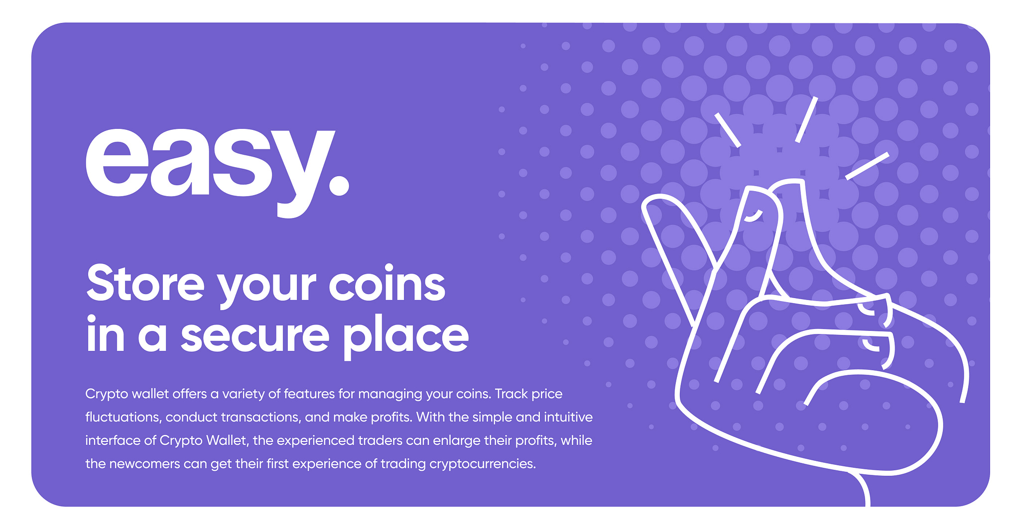 Easy: Crypto Wallet Design Concept by Ronas IT | UI/UX Team on Dribbble
