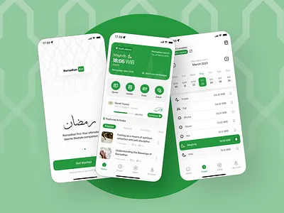 Muslim app | Ramadhan app app design interface muslim app productive app ramadhan ui ui design