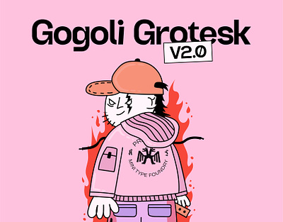 Gogoli Grotesk 2.0 is here! design fat font fonts fun funky graphic grotesk quirky sans serif serif typeface typography