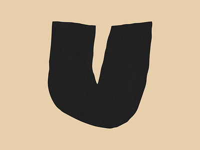 Letter U 36daysoftype design graphic design illustration logo typography vector