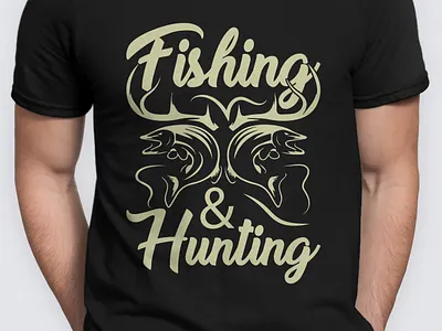 fISHING AND HUNTING DESIGN design designer fishing graphic graphic design hunting illustration maker t shirt