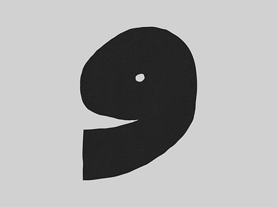 Number 9 36daysoftype design graphic design illustration logo typography vector