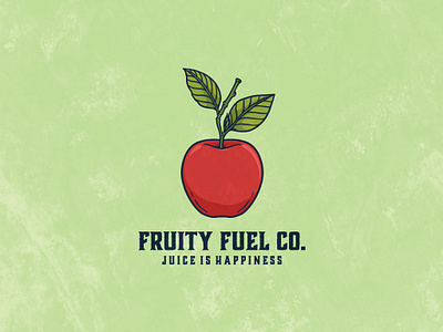 Fruity Fuel | Vintage Logo branding fruits graphic design illustration logo vintage