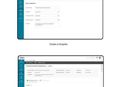 Healthcare Application ui design