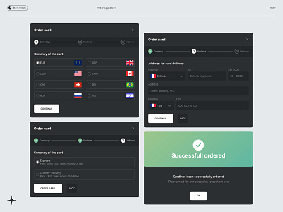 Online Banking. Modals app design finance interaction interface makyoudesign online bank product design ui ux