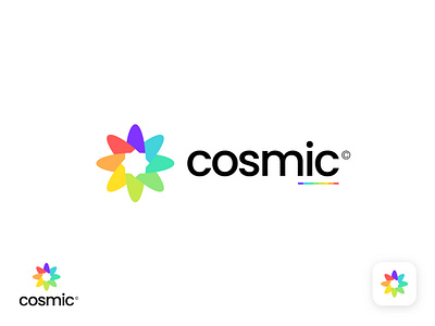 Cosmic© Logo design abstract app logo branding chat color communication connect creativelogo entertainment internet logodesign logoforsale logotype love media modern network nextmahamud socialmedia tinder