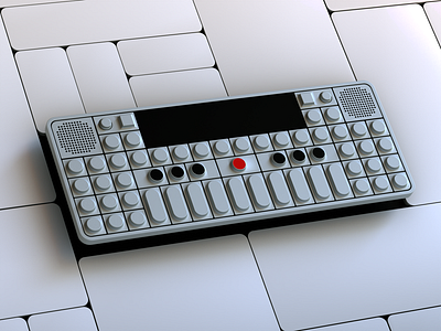 Keyboard 3d blender branding design graphic design illustration logo machine model motion graphics ui