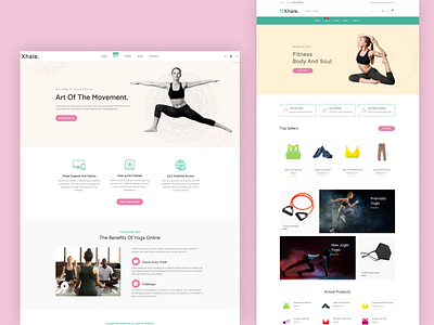 Yoga Store Shopify 2.0 Theme - Xhale best shopify stores bootstrap shopify themes clean modern shopify template clothing store shopify theme ecommerce shopify shopify drop shipping shopify store sports yoga studio