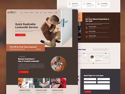 Homlane - Locksmith Services Web Design auto locksmith branding business clean concept creative design figma graphic design locksmit locksmith locksmith lyrics logo minimal the locksmith typography ui vector web website