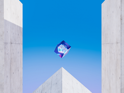 OFFF Barcelona. Cube 3d animation branding illustration motion graphics offf