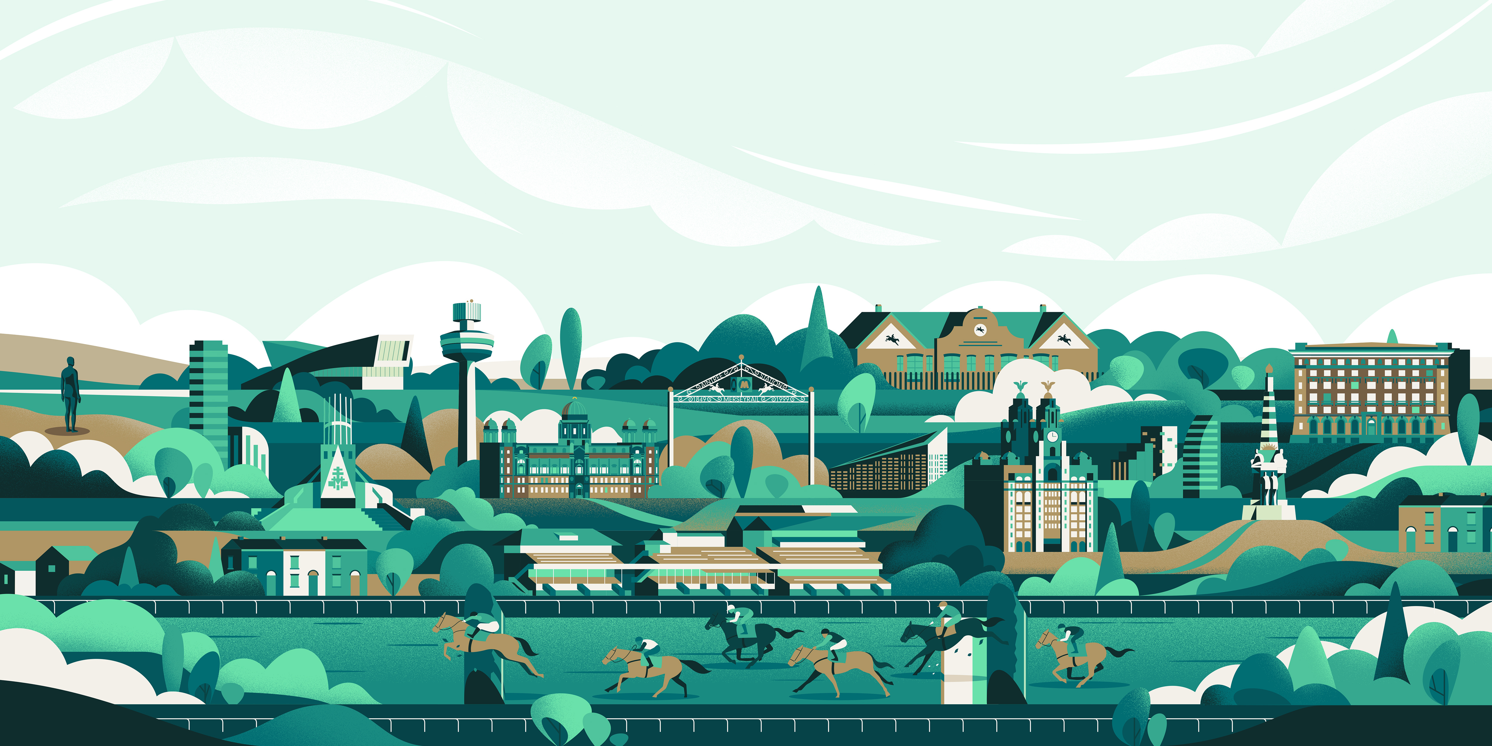 The Jockey Club aintreegrandnational aintreeracecourse artistsondribbble artoftheday digitalart digitalillustration equestrianart graphicdesign horseracing horseracingart illustrationnow landscapeillustration sportillustration sportinspiration sportsdesign vectorart vectordesign vectordrawing vectorlandscape