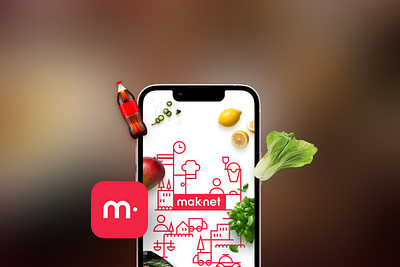Maknet Online Groceries B2B Thailand b2b e commerce groceries product design thailand