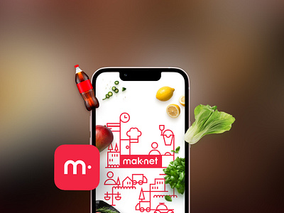 Maknet Online Groceries B2B Thailand b2b e commerce groceries product design thailand