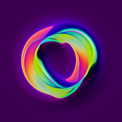 Cosmosis (16-19) 3d abstract art circle color colors design filter forge generative gradient graphic design illustration orbit ring sphere ui