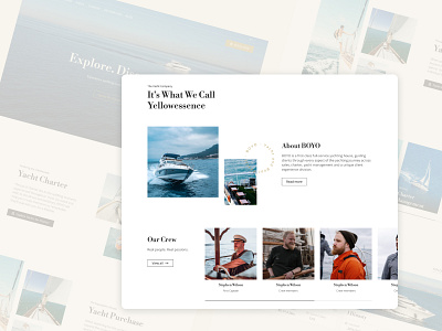 BOYO - Yacht & Boat Rental boat boats boát design template theme ui uidesign webdesign yatch
