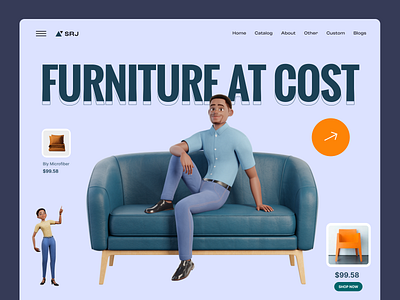 Furniture Stores Design design graphic design mockup ui ux website