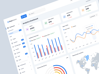 Analytics Dashboard admin dashboard admin panel analytics dashboard app design clean design dashboard design project manager saas task management ui ux web app design website design