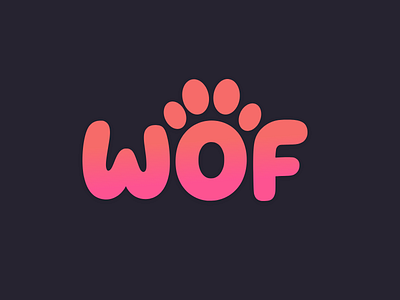 WOF WOF brand brand design branding logo