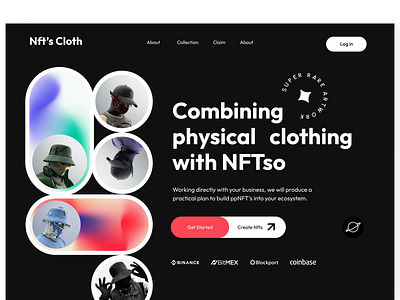 NFT's - Clothing Website Design (B.V) nft art nft cloth nft cloth website nft web app nft website shyed treandy web ui uishyed web webdesign website