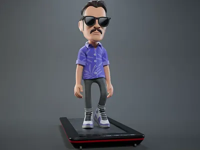 Step-by-Step 3d animation cgi character foreal illustration