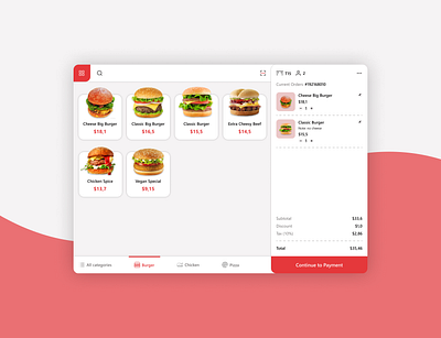 Food/Drink Menu - Daily UI #043 043 app dailyui design drink fast food figma food menu restaurant ui web design