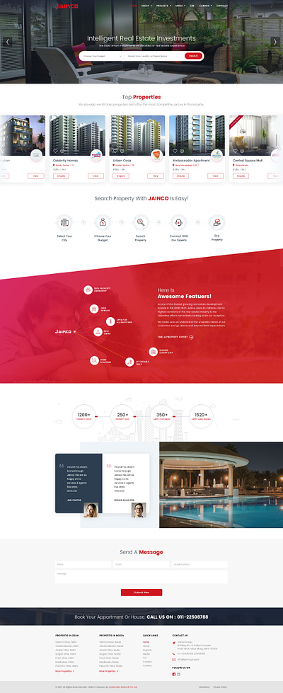Web page design and building
