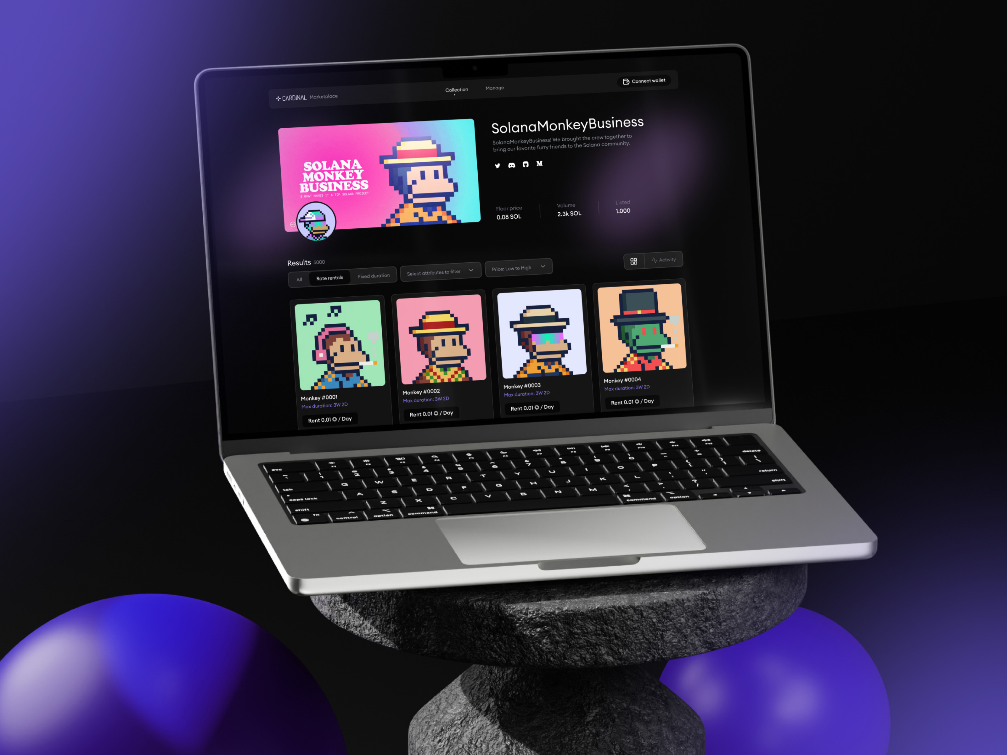 Cardinal Marketplace - NFT market by Martin Mroč for thirdweb-studio on  Dribbble