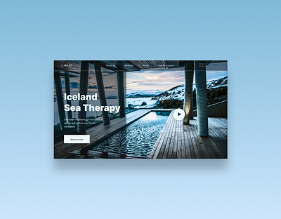 Sea Therapy 🌊 branding design graphic design sea travel ui ux web webdesign вебдизайн лендинг лендинги путешествие