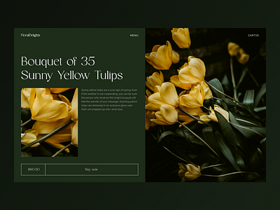 Website Design. Flower Shop design ui ux