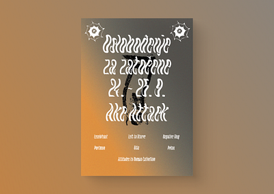 Oslobođenje za zatočene festival in AKC Attack. Zagreb, 2021. design graphic design illustration poster print typography