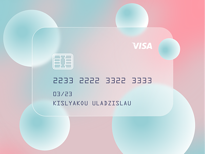 Credit card design graphic design illustration