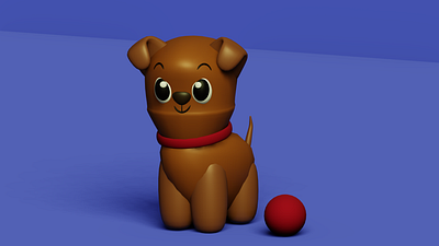 Blender Beginner Modeling 2-- Cute Doggy 3d 3dmodeling animal blender cartoon character characterdesign cute design doggy kawaii