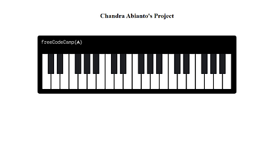 Piano Project art beautiful camp code css design free html intermediate music piano project