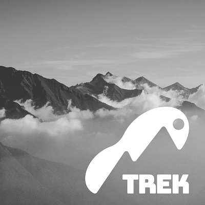#WeeklyWarmUp - Hiking App Icon branding design graphic design illustration logo