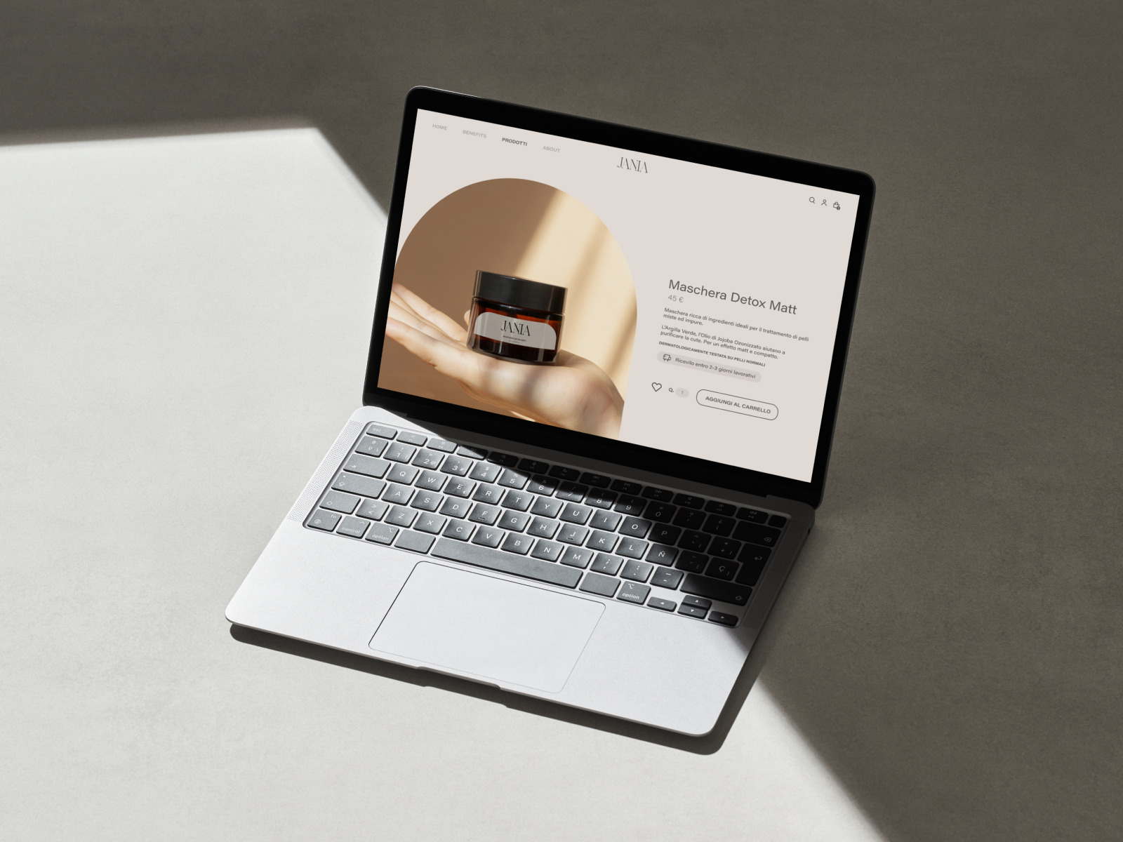 Example of JANIA Brand Identity