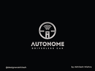 Autonome (dailylogochallenge #5) automobile automobile logo brand brand identity brand identity design branding car logo dailylogochallenge design driverless car graphic design logo logo design logodesign logomark logos