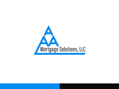 AAA Mortgage Solutions Logo branding branding design design graphic design illustration logo logo design minimalist logo minimalist logo design modern minimalist logo mortgage broker logo