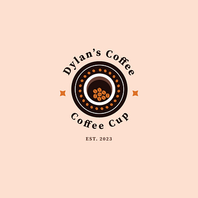 Dylan's Coffee Logo (dailylogochallenge #6) brand brand identity brand identity design branding coffee cup logo coffee logo coffee resturant logo dailyl dailylogochallenge design graphic design identity deisgn logo logo design logo mark logomark logos