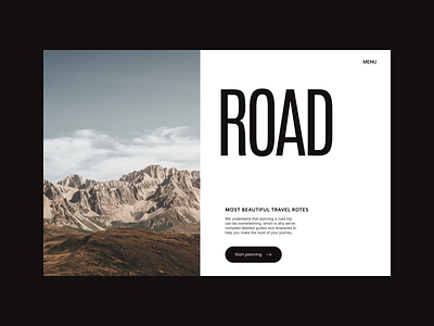 Trip Road design figma graphic design ui uiux ux web design