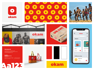 okam - Brand Identity brand designer brand identity brandboard branding design graphic design graphic designer icon identité visuelle logo minimal typography ui ui designer