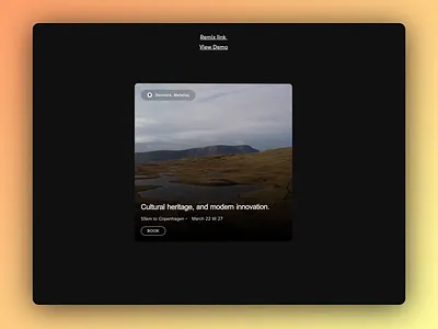 Video Hover creative design framer hover minimal simple ui video