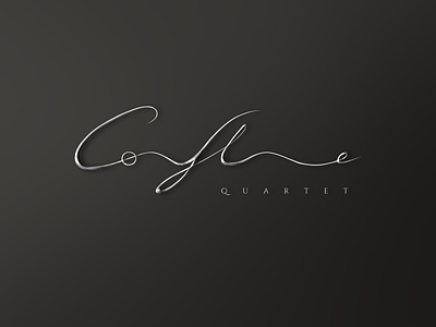 String Quartet Logo & brand band brand identity branding drawing elegant graphic design handwriting logo luxury music signature